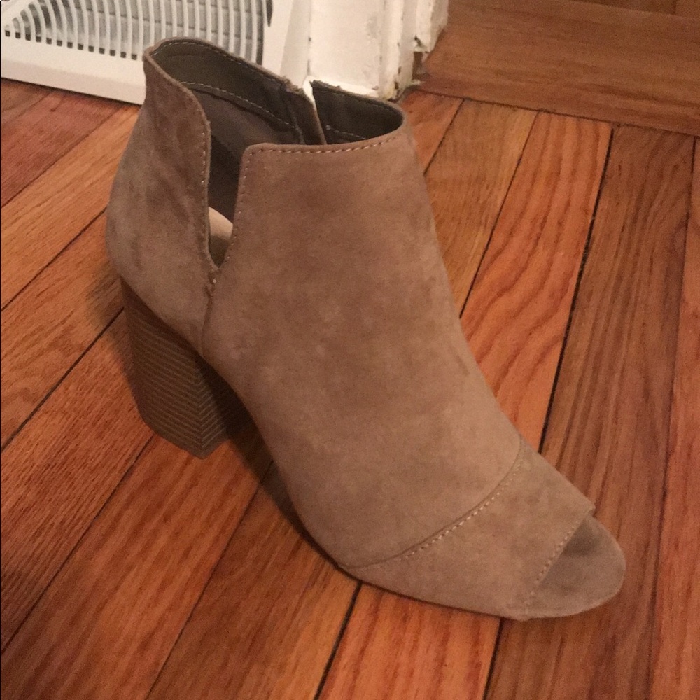 Tan Booties - Picture 2 of 3